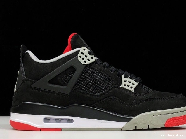 Cheap JORDAN CEMENT RETRO 4 BLACK 308497-060 0702